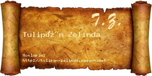 Tulipán Zelinda névjegykártya